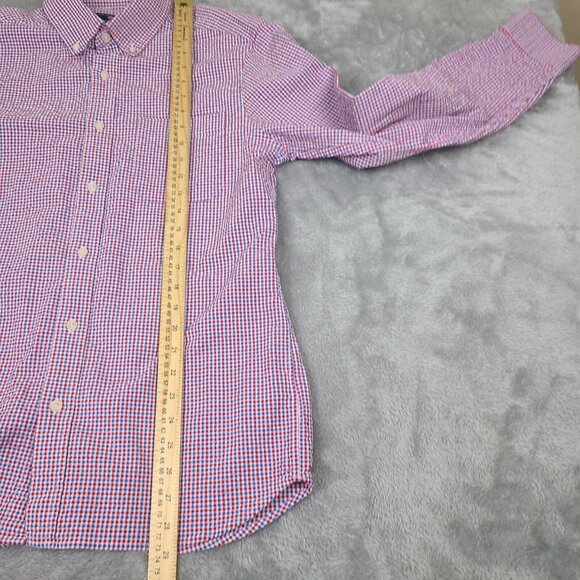 Vineyard Vines Men's Gingham Stretch Poplin Shirt‎ Plaid Size Medium - Picture 6 of 7